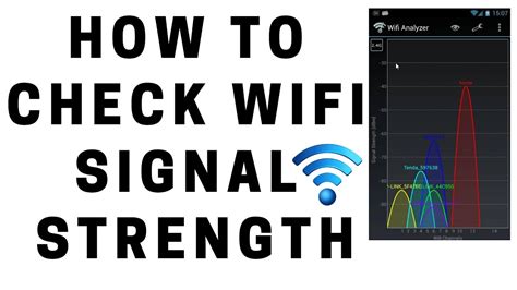 how to test my wifi signal strength.